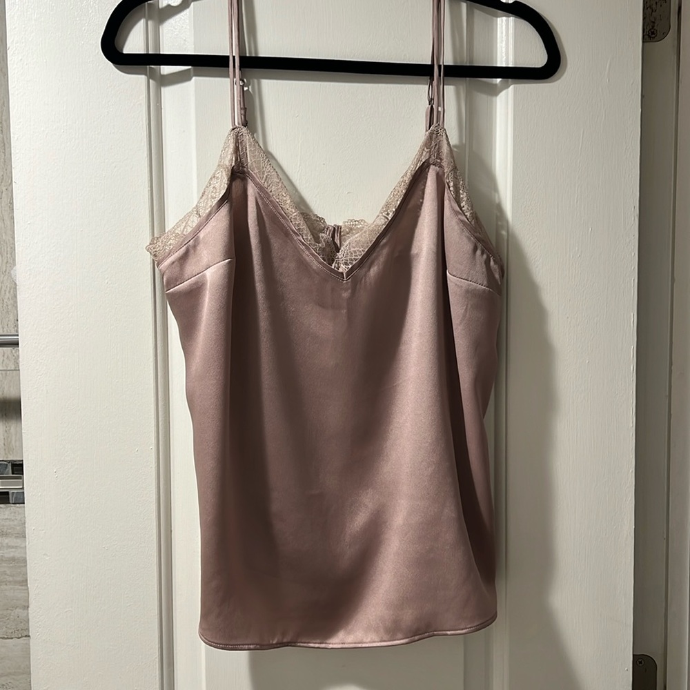 Abercrombie & Fitch pink satin cami